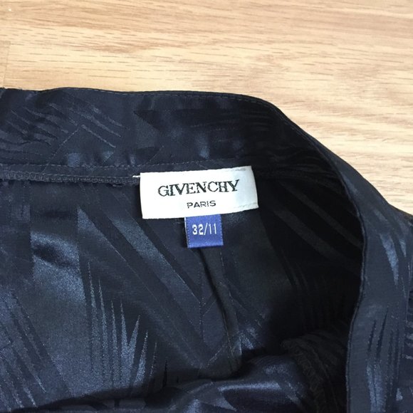 Givenchy Black Ankle Cropped Geometric Pants Shiny Size 32 modern 6 - Picture 3 of 7